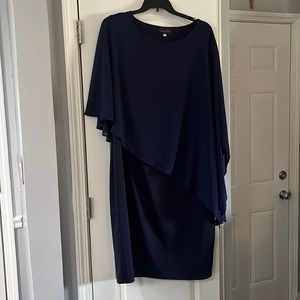 Navy long dress